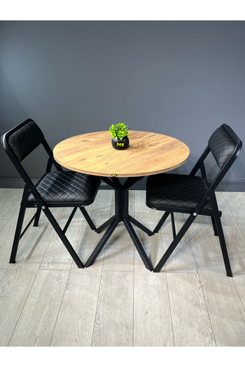 hey modüler mobilya Hey Katlanır Mutfak Yemek Sandalyesi Balkon Bahçe Otel Kafe Katlanır Sandalyesi Siyah Baklava