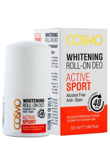 Cosmo Active Sport Skin Brightening Roll-On Deodorant, 50ml