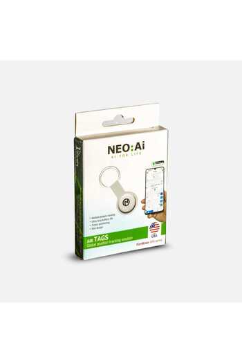 NEO:Ai Air Tags – Global GPS Tracker | FortKnox Series | Long Battery Life, Multi-Person View