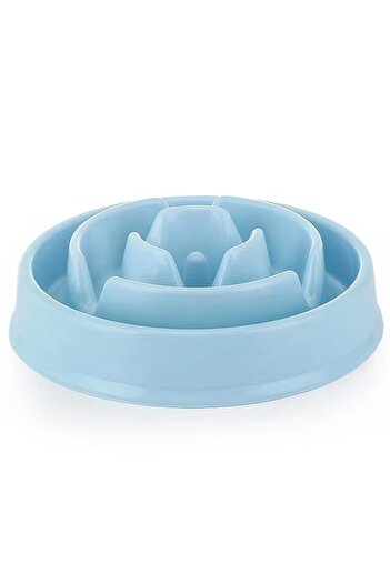 PUFO Slow Feeder dog bowl, 20 cm, blue
