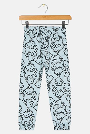 Hello Kitty Kids Girl Graphic Print Jogger Pants, Multicolor