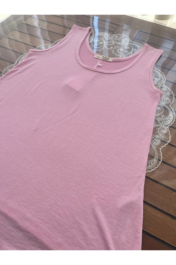Moda Banuş Μπλούζα από ύφασμα Modal με χοντρό λουράκι
