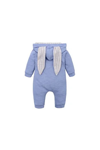 Superbaby Salopeta bleu pentru bebelusi - Iepurila