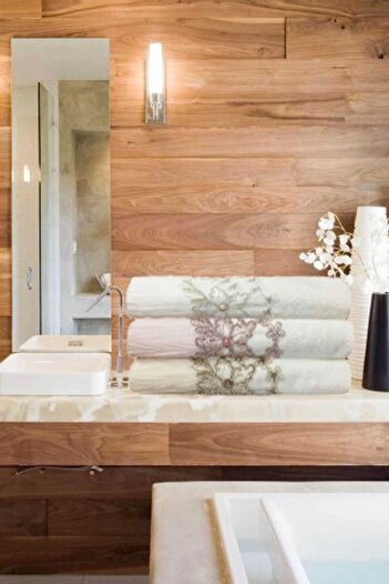 Mira Home 3-шаровий набір рушників з мереживною вишивкою та бісером, 50X90 см