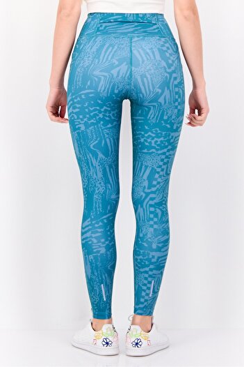 adidas Women Tight Fit Daily Running Leggings, Teal Green