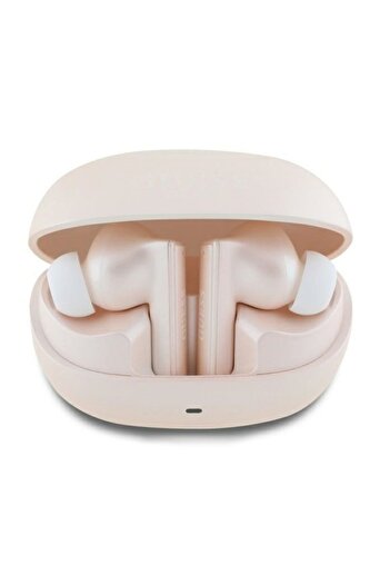 Guess Căști Bluetooth fără fir, GUESS, Logo GUTWST88, Bluetooth 5.3, TWS, USB-C, IPX6, Roz