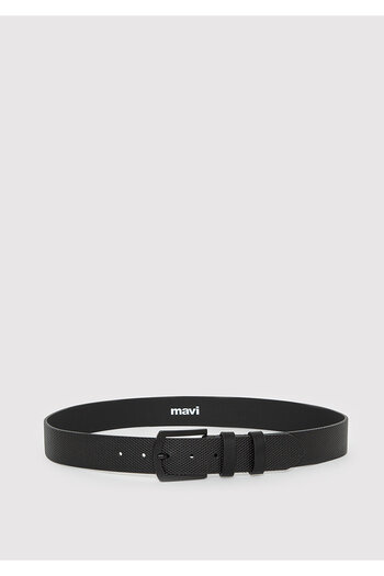 Mavi Black Faux Leather Belt - 0911648 -900 Model