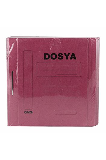 OFIX 96152 Full Cover File Cardboard A4 50 Pieces - Pink