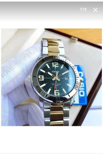 Casio Asio MTP-VD01SG-1BVUDF 45mm Round Stainless Steel Analog Watch
