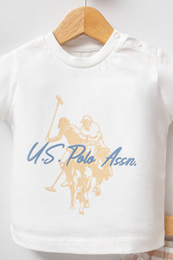 U.S. Polo Assn. U.S. Polo Assn Baby Boy White Baby Set