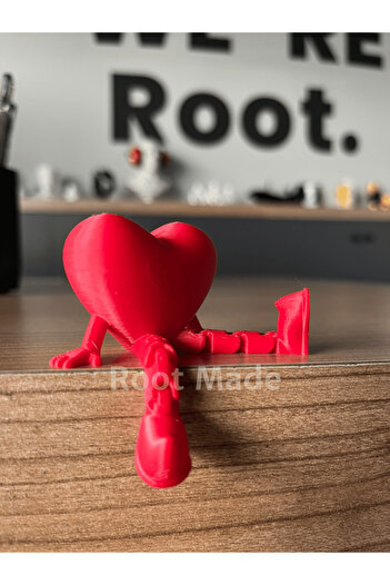Root Made Kalp ve Beyin Minik Eklemli Figür 2'li Set Ev, Ofis,Araç, Monitör Süsü