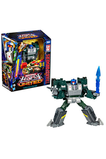 transformers Hasbro : Legacy United Leader Class Overcharge Aksiyon Figürü