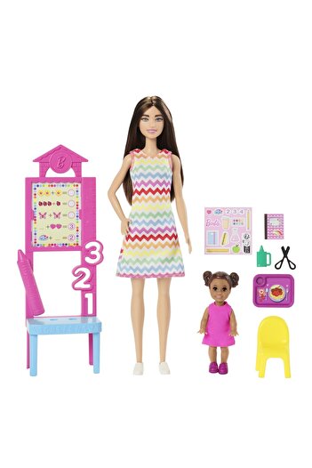 mattel Σετ παιχνιδιού Barbie Η κούκλα Barbie Satine γίνεται δασκάλα καριέρας