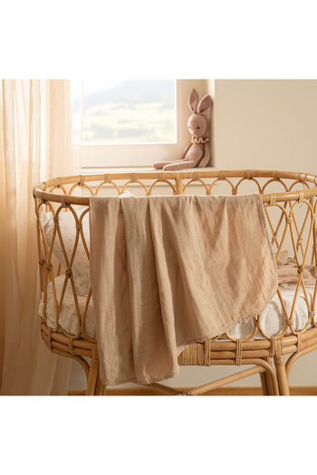 Chakra Harvey Baby Pique Coverlet 150x100 cm Beige