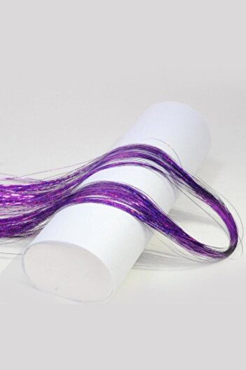 New Obsessions Glitter Hair Sparkle Hair Tinsel Glitter Hair Strings Purple