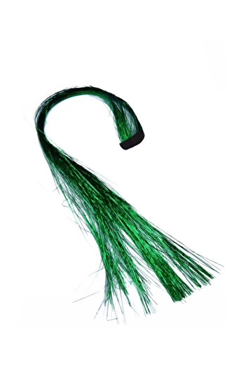 New Obsessions Snap Hair Glitter Hair Tinsel Hairpiece Green