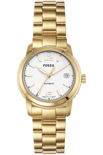 Fossil Heritage Automatic White Dial Unisex Watch ME3226