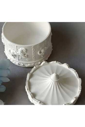 rakaymu Carousel Decorative Box with Lid Jewelry Box Object