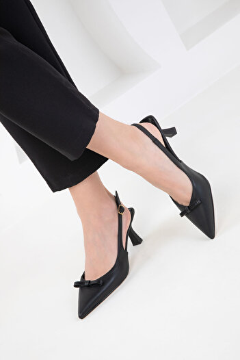 SOHO Black Women's Classic Heeled Shoes 20597