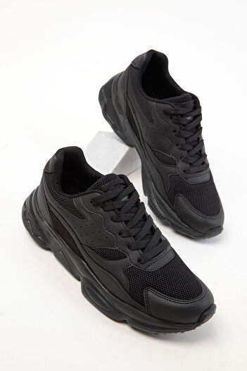 SOHO Black-Black Women's Sneaker 20592