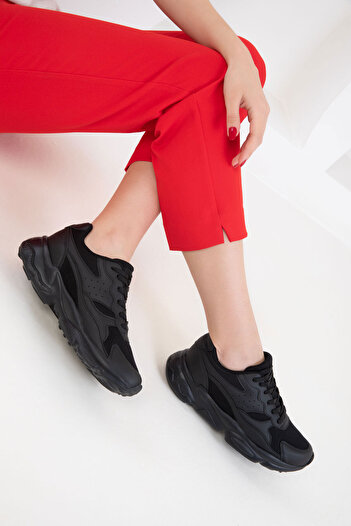 SOHO Black-Black Women's Sneaker 20592