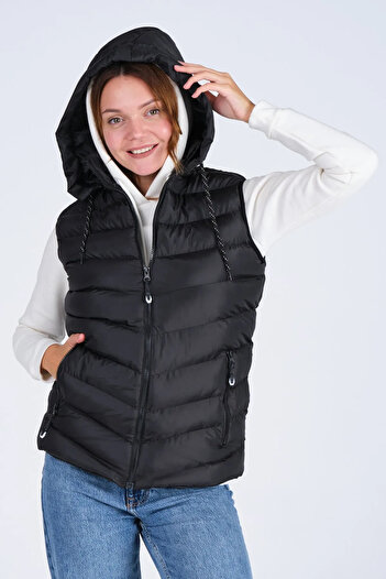 Everest Women's Gel Filling Hooded Unisex Puffer Vest