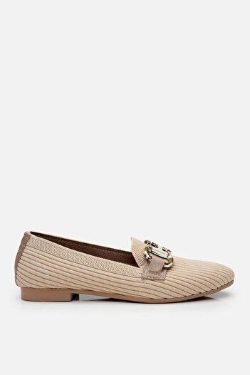 Yaya by Hotiç Bej Kadın Loafer Ayakkabı 01AYY307870A310