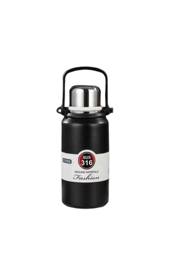 SAFA Stainless steel cup for storing hot and cold liquids, capacity 1300 ml Black