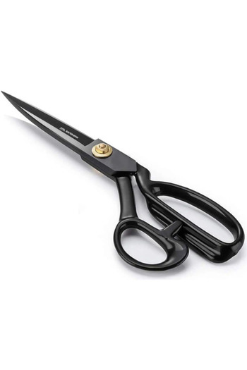 Janissary 10" Genuine Fabric Jeans Leather Cutting Professional Tailor Scissors, Forged Alloy Steel Premium