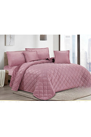 HOURS Horse 6-Piece Winter Velvet and Fur Filled King Size Comforter Set