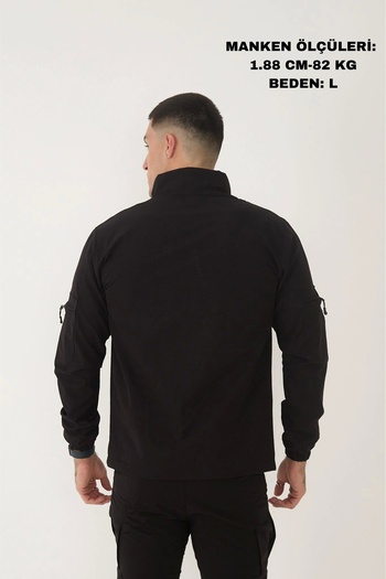 Bast10 Outdoor Unisex Slim Fit Lycra Water Repellent Multi-Pocket Seasonal Tactical Sports Jacket