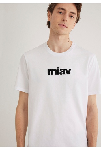 Mavi Футболка з принтом miav, прямий крій, 100% бавовна