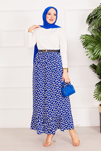 EBRUTESETTÜR Geometric Pattern Skirt