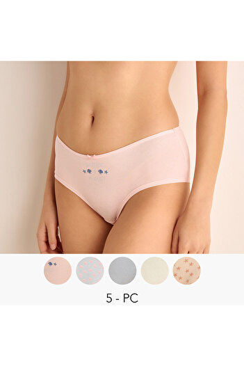 FAV Set of 5 - Assorted Briefs with Elasicated Waistband
