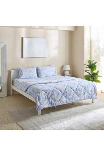 Home Box Malta-Evelyn 3-Piece Printed Cotton King Comforter Set 220x240 cm