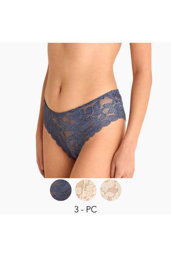 FAV Set of 3 - Lace Detail Briefs