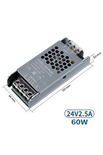 CLASSLIGHTS Premium Power Supply, 24V, 2.5A, Power 60W, ElectroAZ