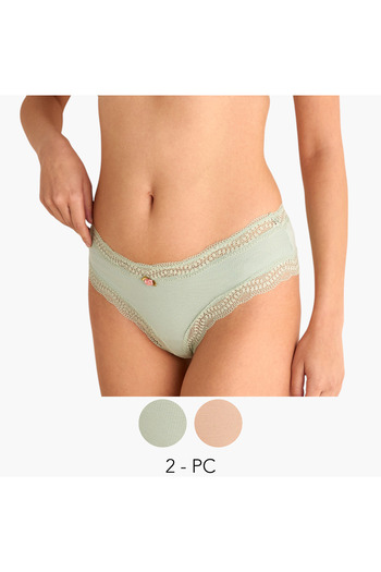 FAV Set of 2 - Lace Detail Briefs
