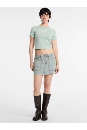 Guess Women's Jean Mini Skirt