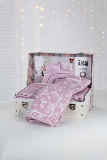 GAMA HOME Jacquard Single Bedspread / with Special Design Bag / with Different Color and Pattern Options