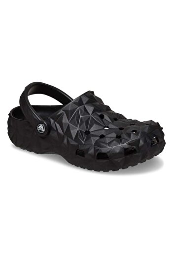 Crocs sabot geometric clasic - negru