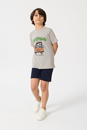Nisrakids Boy's Shorts Suit Bottom Top Cotton Combed Fabric