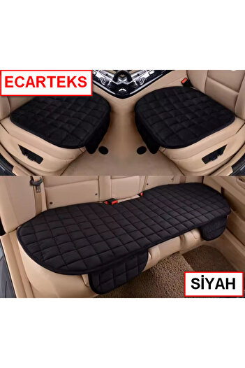 la casa Massey-Ferguson Mf 3340 La Casa Soft Orthopedic Auto Case-Cushion Set with Pockets (3 Pieces) Black