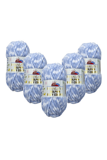 Himalaya Dolphin Baby Colors Velvet Rope 5 Pack - 80430 - 100 Gr. 120 Mt.
