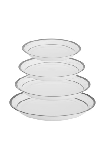 HIC Melamine Serving Plate Set 4-piece Multiple Sizes