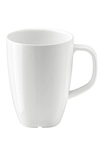 IKEA Set of 4 Tea Cups with Cups Height 11 cm Ikea 4 Pieces Porcelain Coffee White Cups Volume 300 ml