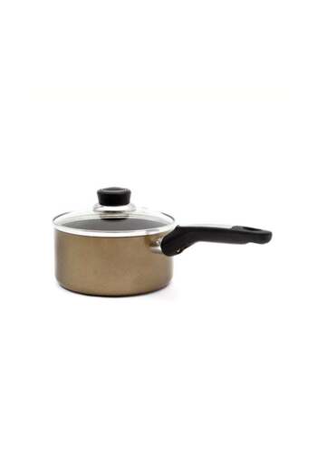 ROYALFORD Aluminium Sauce Pan With CD Bottom, Heat-Resistant Exterior, Strong Bakelite Handle