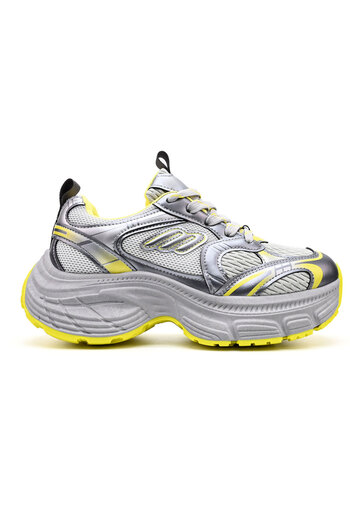 Tmall Women's Sports Shoes, With Mesh Inserts, D1391, Yellow