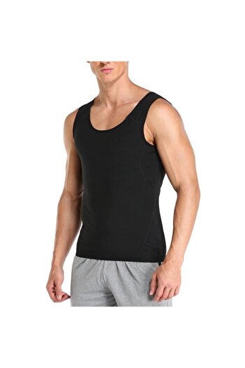 MultiFlexPro Men's Black Thermal Sauna Leggings and Singlet Suit Fitness Sports Leggings and Singlet
