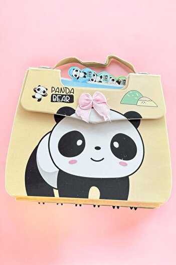 TAKIŞTIR Yellow Color Panda Figured Notepad